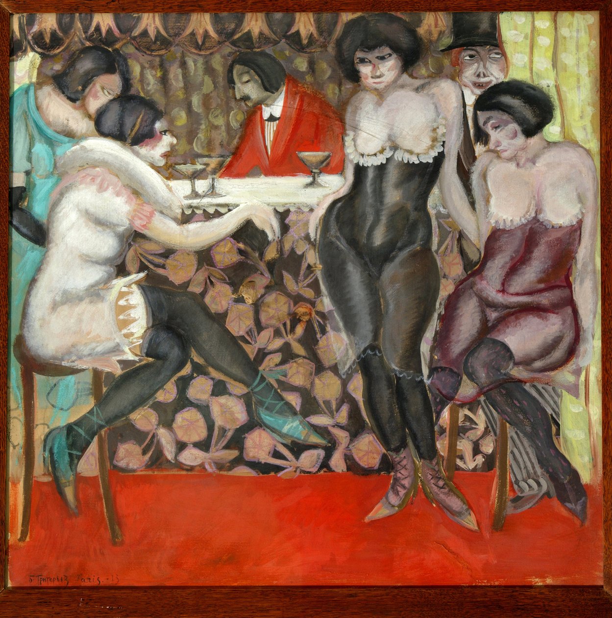 Vid baren av Boris Dmitrievich Grigoriev