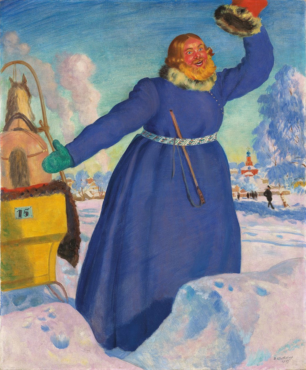 Kusken, 1923 av Boris Mikhailovich Kustodiev