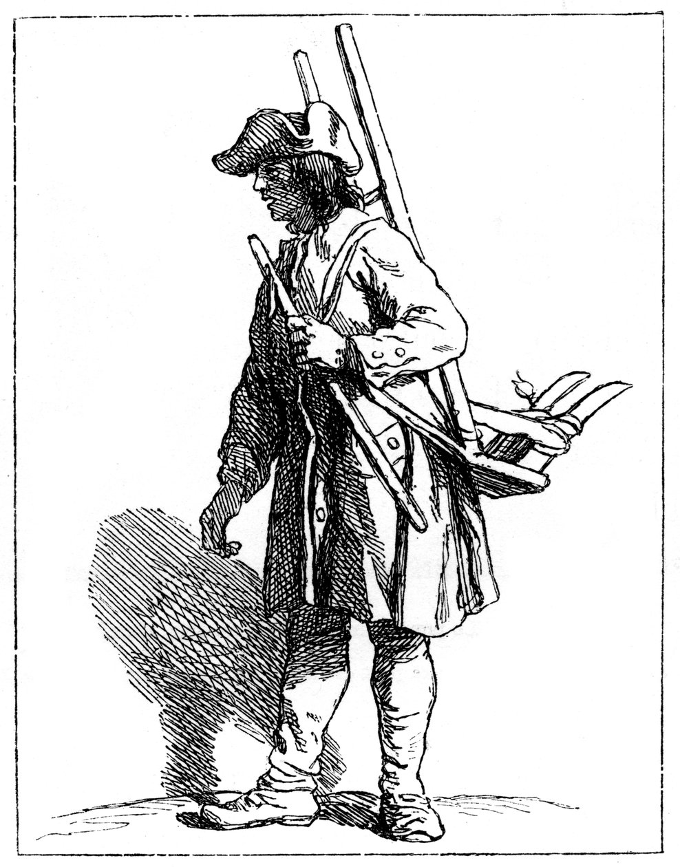 En gatuportier, 1737-1742. av Bouchardon