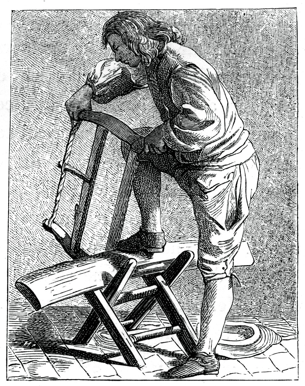 En vedhuggare, 1737-1742. av Bouchardon