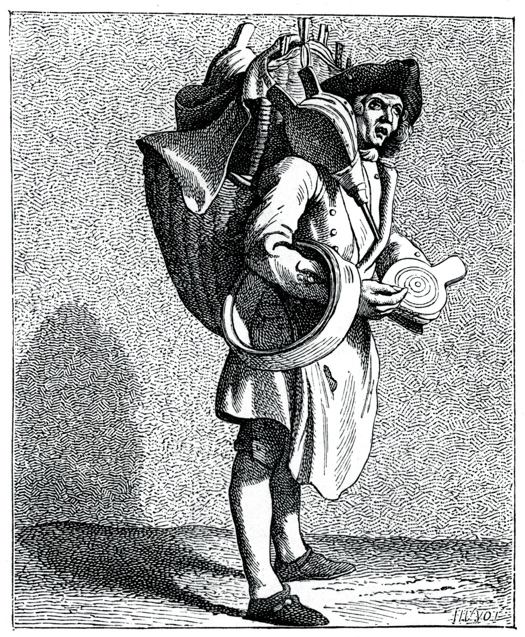 Bälg eller hinkar att laga!, 1737-1742. av Bouchardon