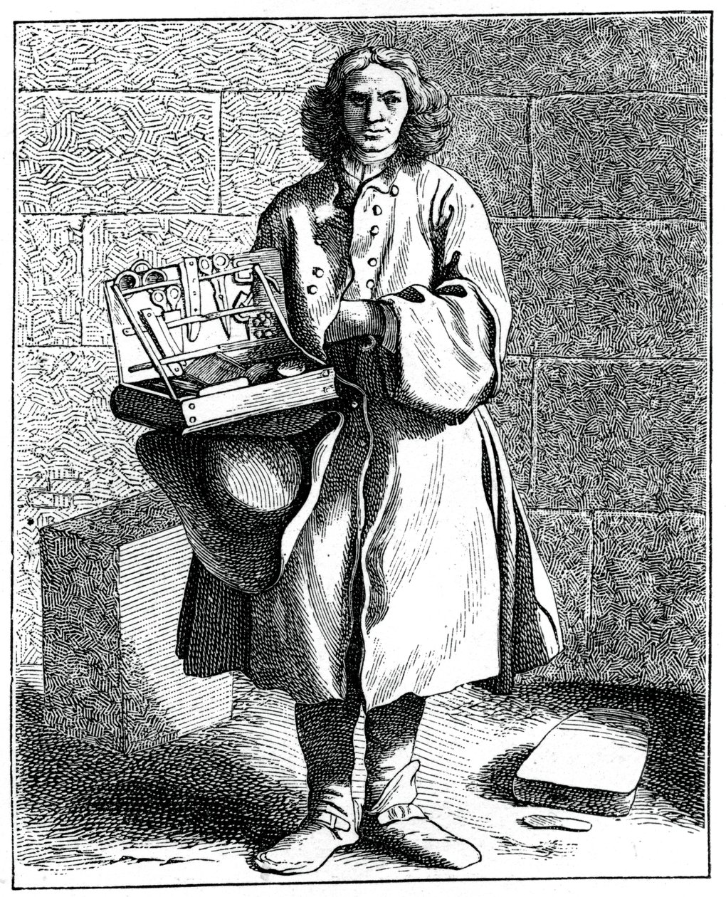 Saxar eller knivar, 1737-1742. av Bouchardon