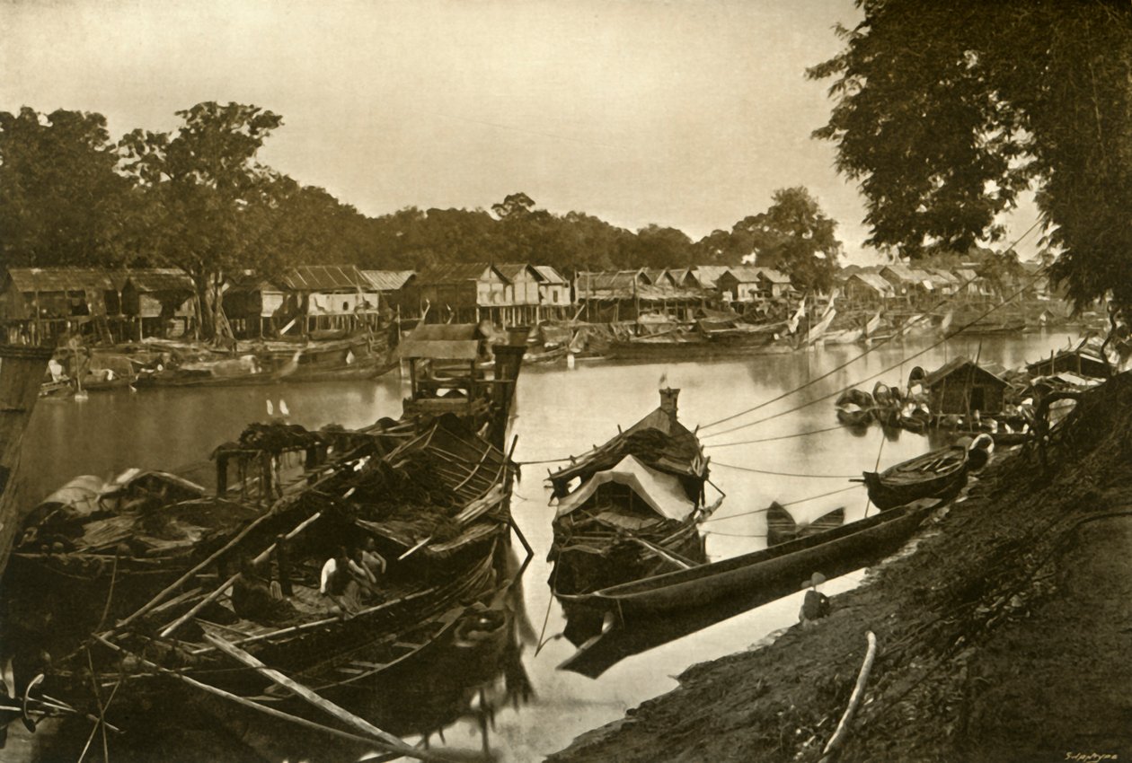 Mandalay, c1870, 1901. av Bourne and Shepherd