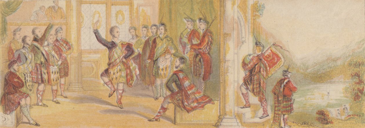Highland Dancers av Bradshaw and Blacklock