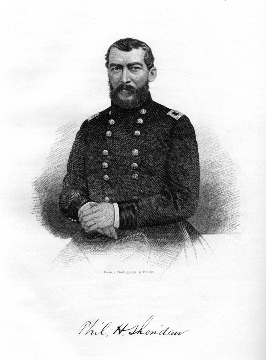 Philip Henry Sheridan, unionsgeneral, 1862-1867. av Brady