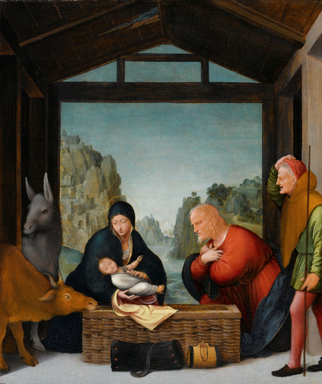 Herdarnas tillbedjan, 1500-35 av Bramantino