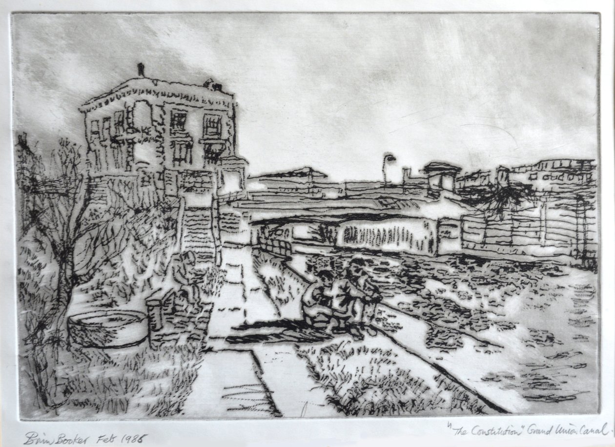 Pub vid Towpath, Camden av Brenda Brin Booker