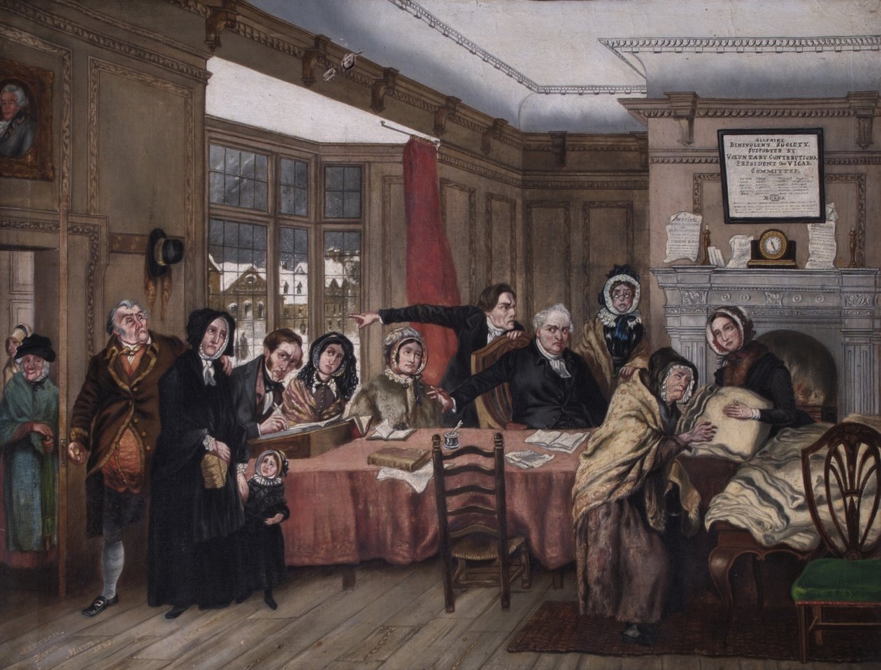 Allfaire Benevolent Society, 1863 av Brian Percy Mann