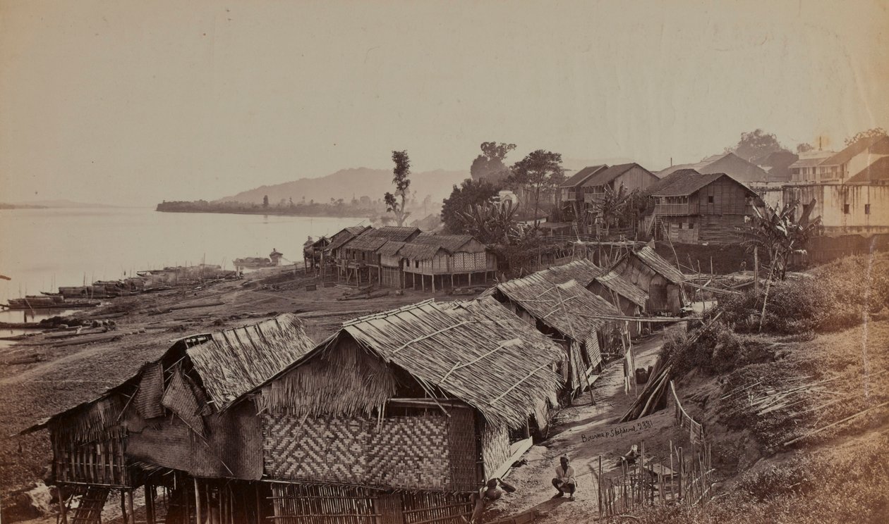 Burmesisk by av British Photographer