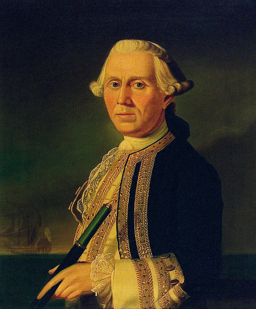 Kapten James Ferguson (1723-1793) av British School