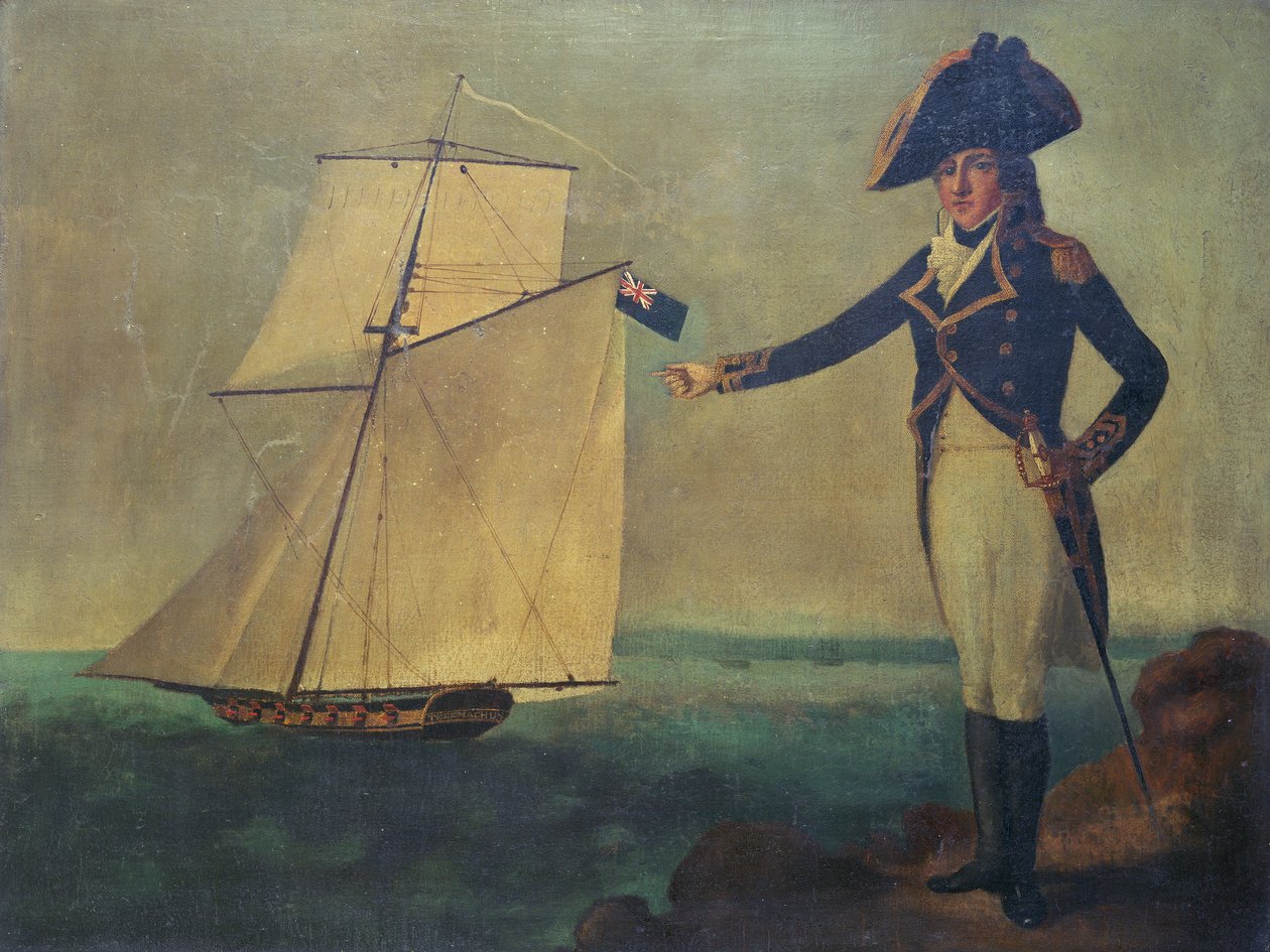 Kommendörkapten John Crispo (1773-1841) av British School