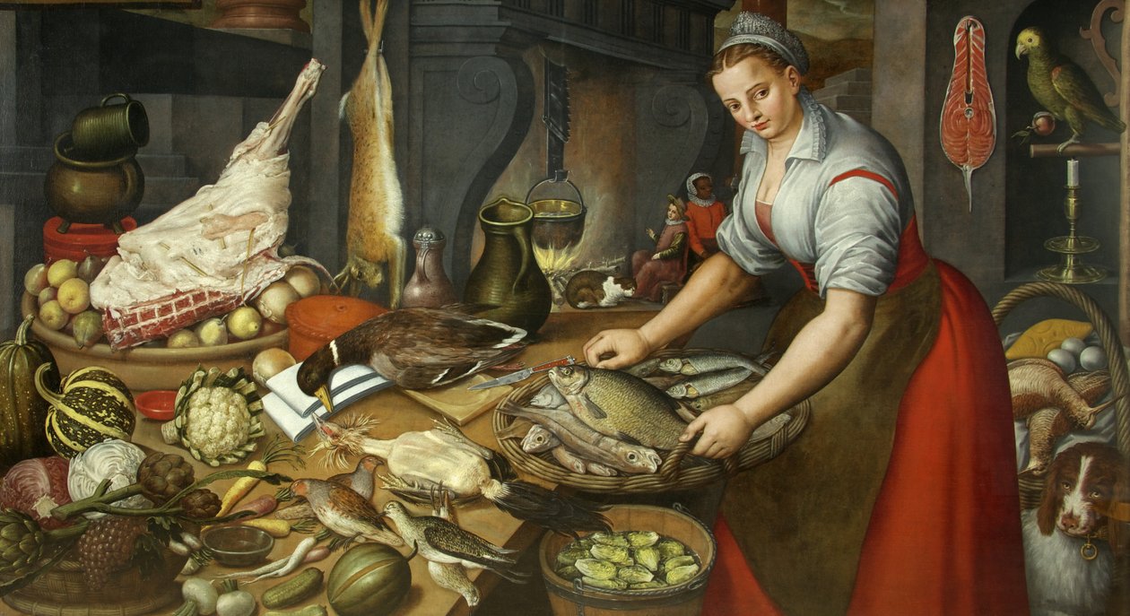 Full skafferi, c.1700 av British School