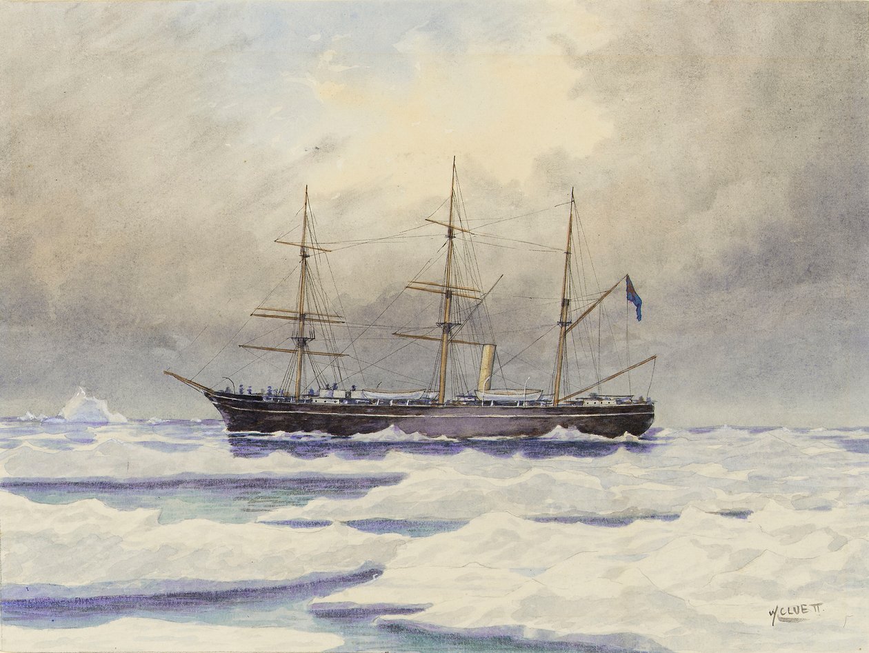 HMS "Discovery" i Arktis av British School