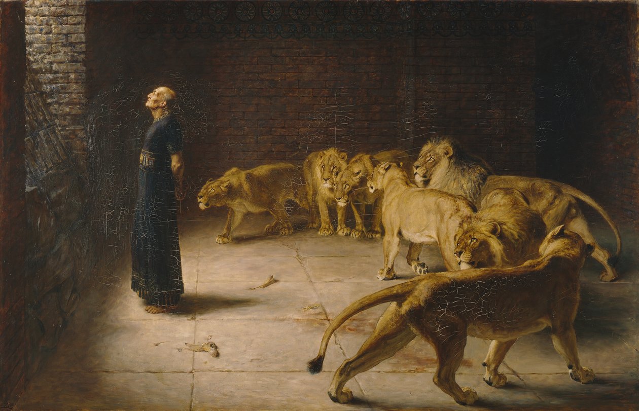 Daniels svar till kungen av Briton Riviere