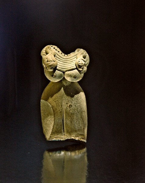 Statyett (lera) av Bronze Age