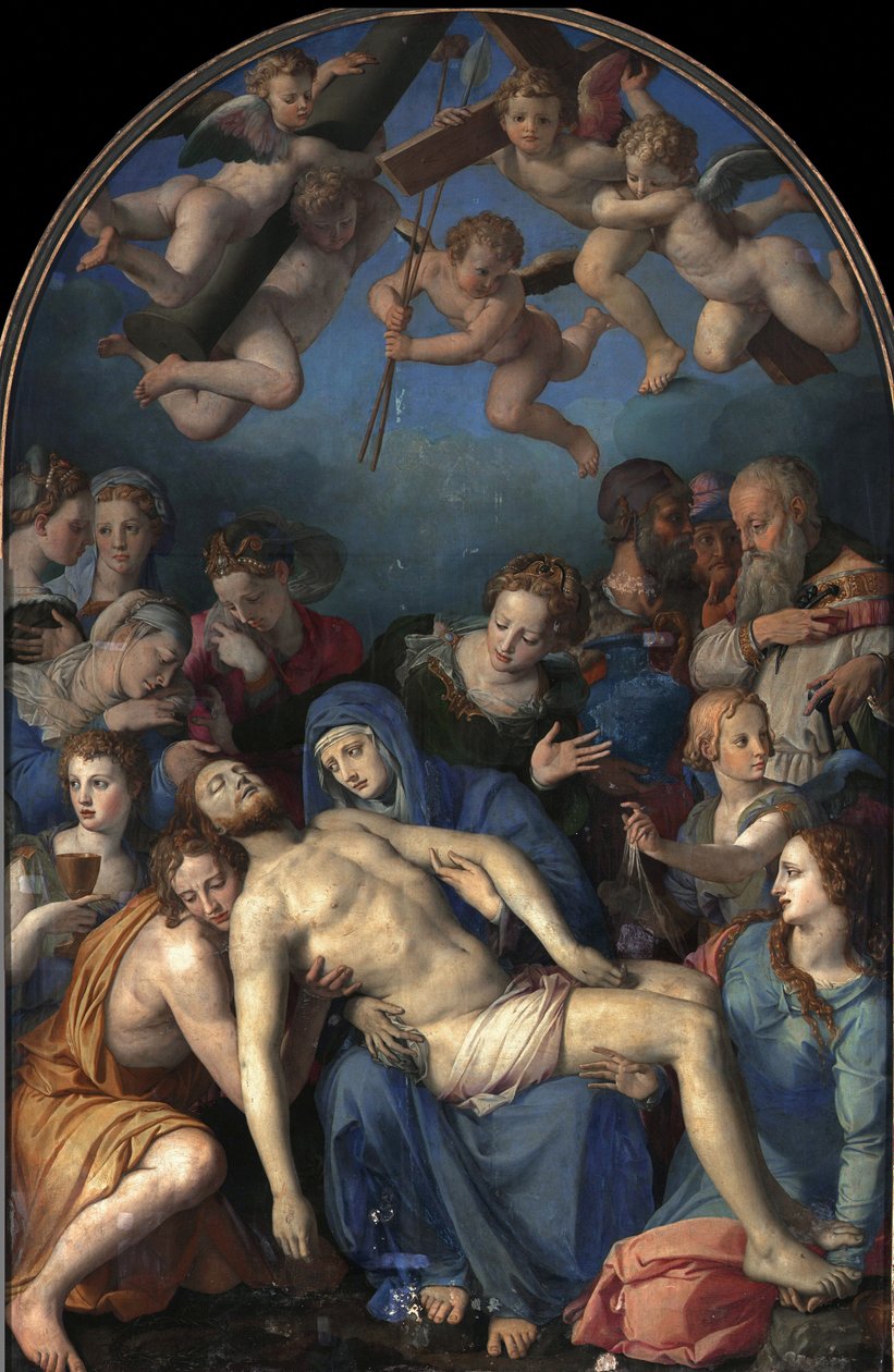 Avsättning av Kristus av Bronzino