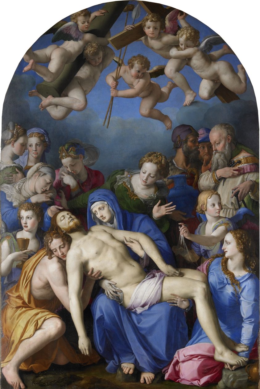 Avsättning av Kristus av Bronzino