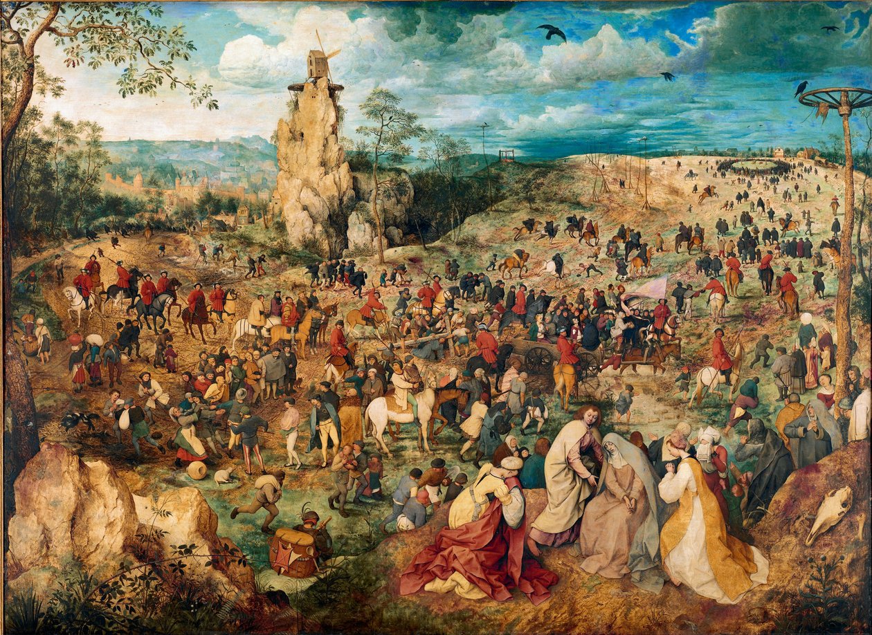 Kristus som bär korset, 1564 av Bruegel