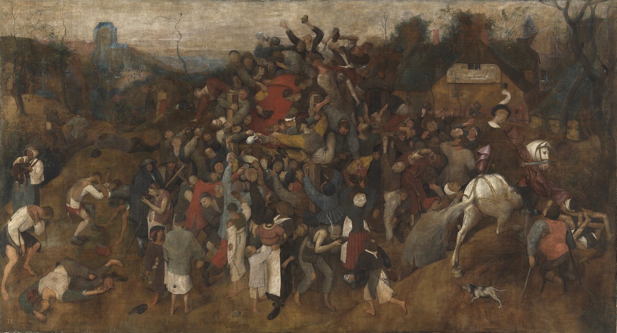 St. Martins Day nöjesfält, 1565-1569 av Bruegel