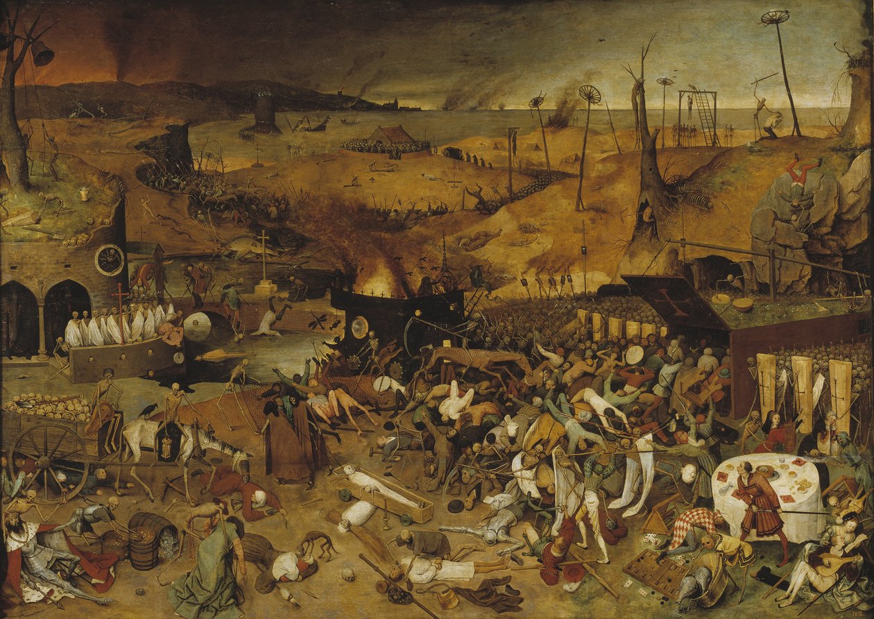 Dödens triumf, ca 1562-1563 av Bruegel