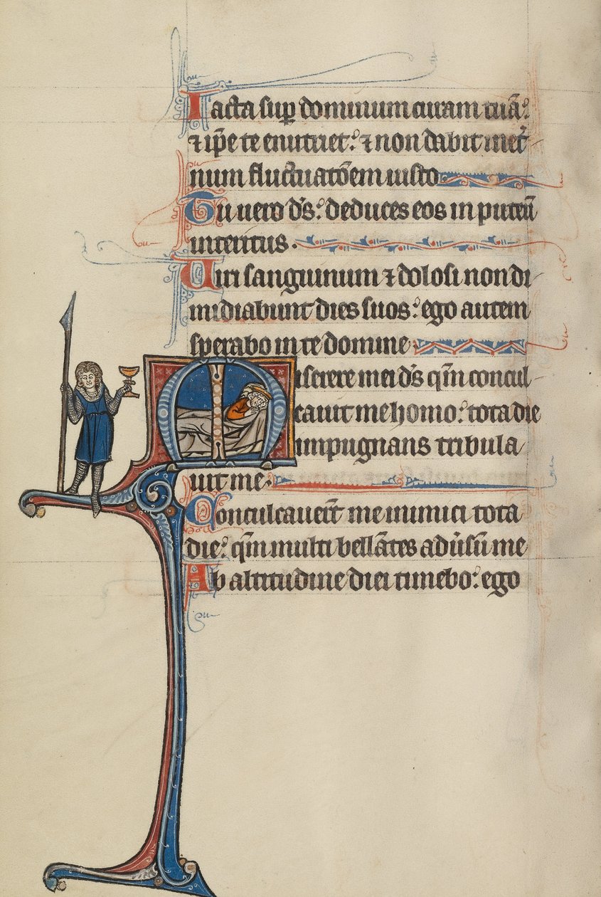 Initial M: Davids Theft of the Spear and Chalice av Bute Master