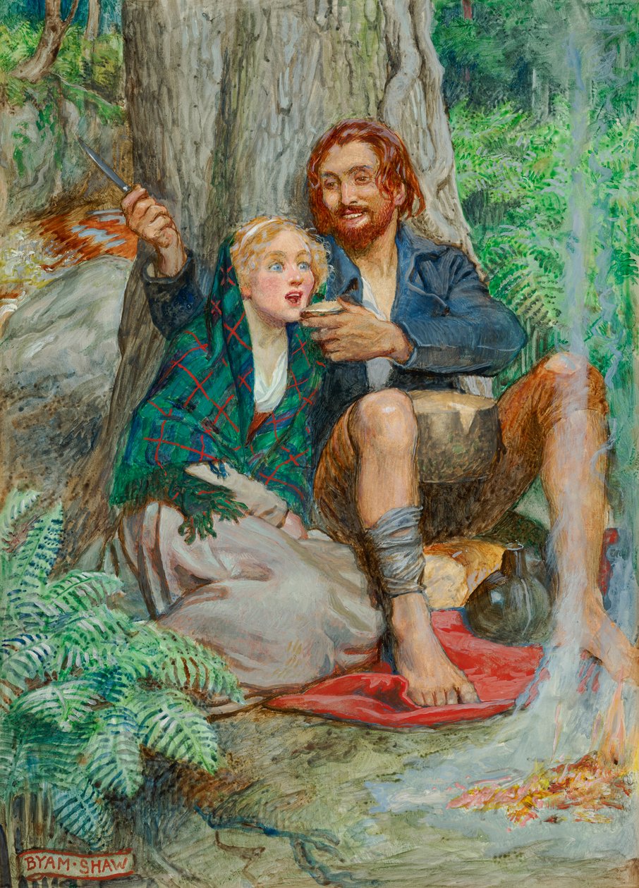 Gaberlunzie-mannen av Byam Shaw