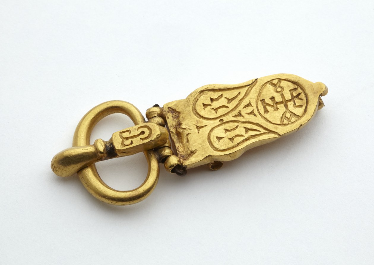 Spänne (guld) av Byzantine