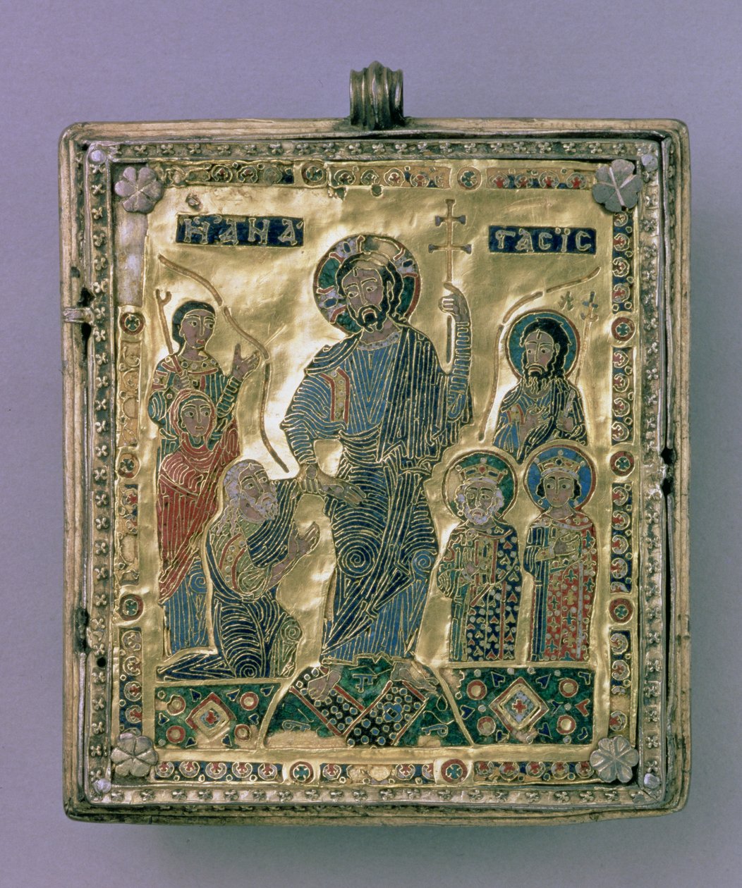 Anastasis (guld och emalj) av Byzantine