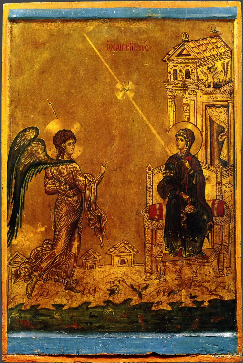 Bebådelsen, 1100-talet av Byzantine