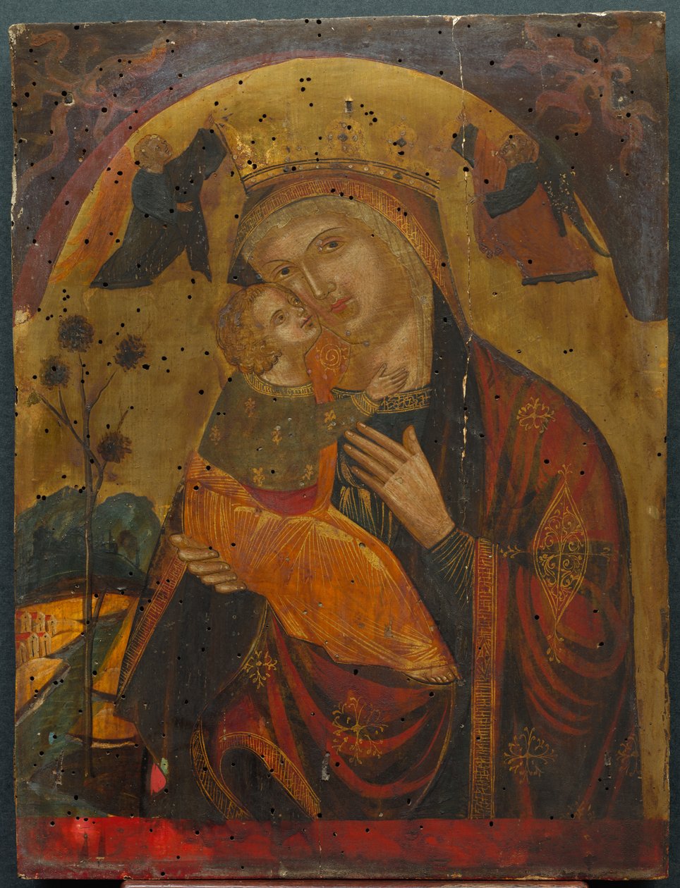 Jungfru och barn av Byzantine