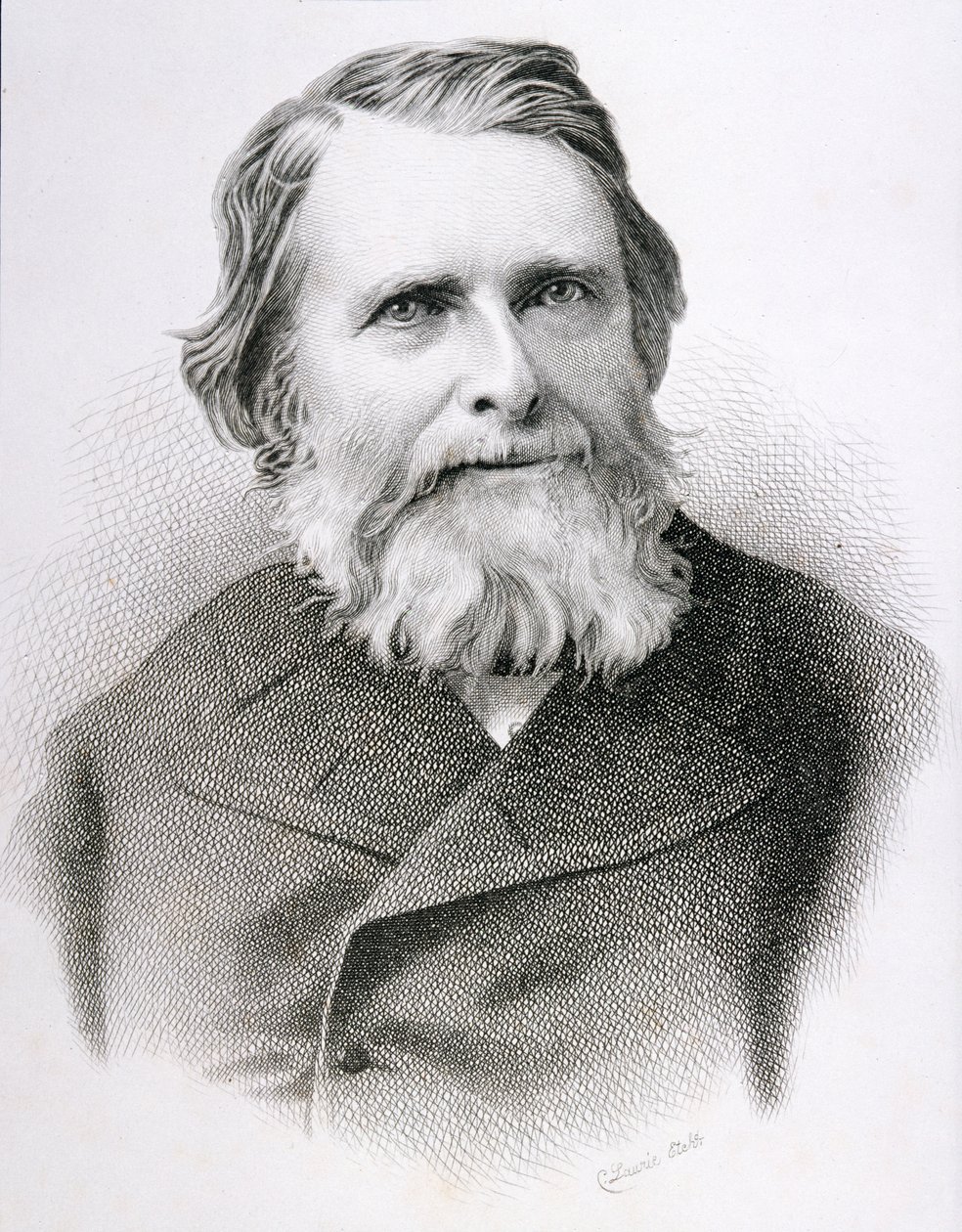 Porträtt av John Ruskin (1819-1900) av C. Laurie