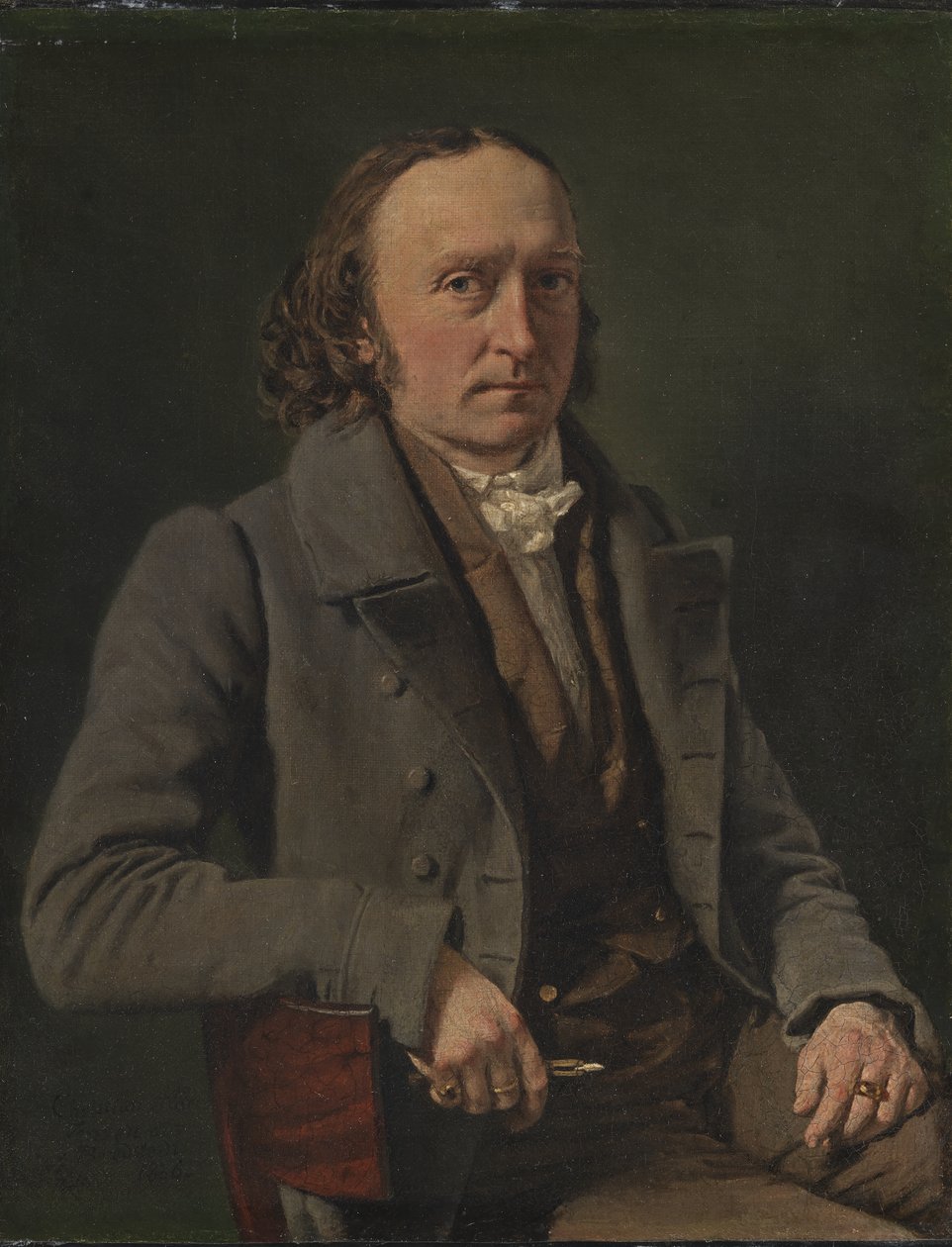 Självporträtt av C.A. Jensen