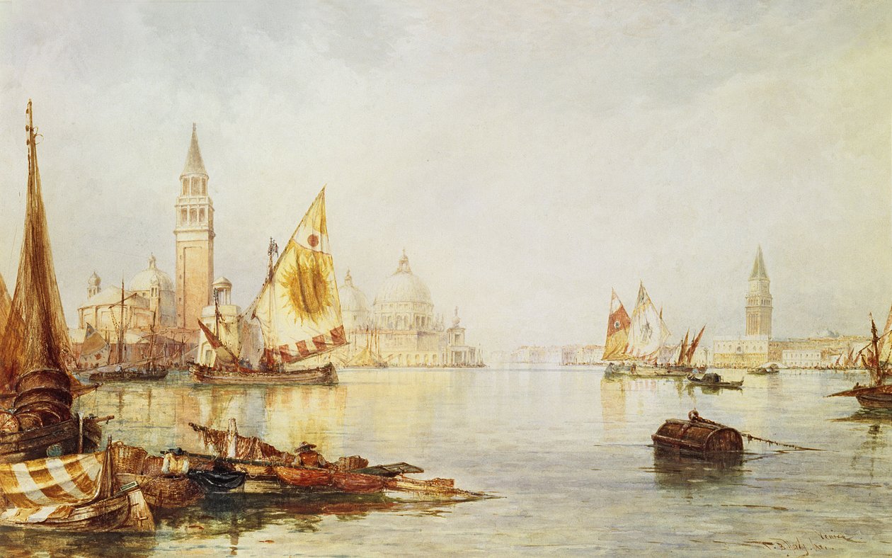 Utsikt över Venedig av C.B. Hardy