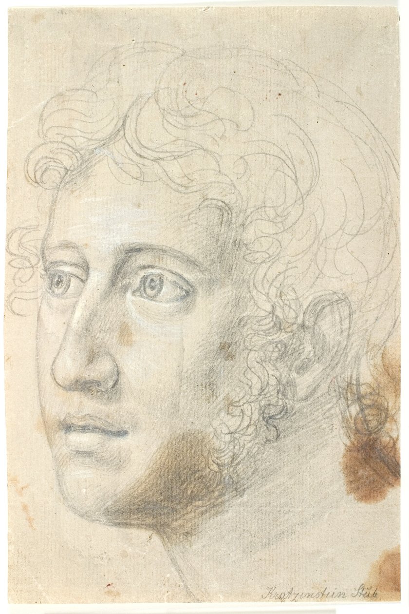 Studiehuvud av Hother av C.G. Kratzenstein Stub