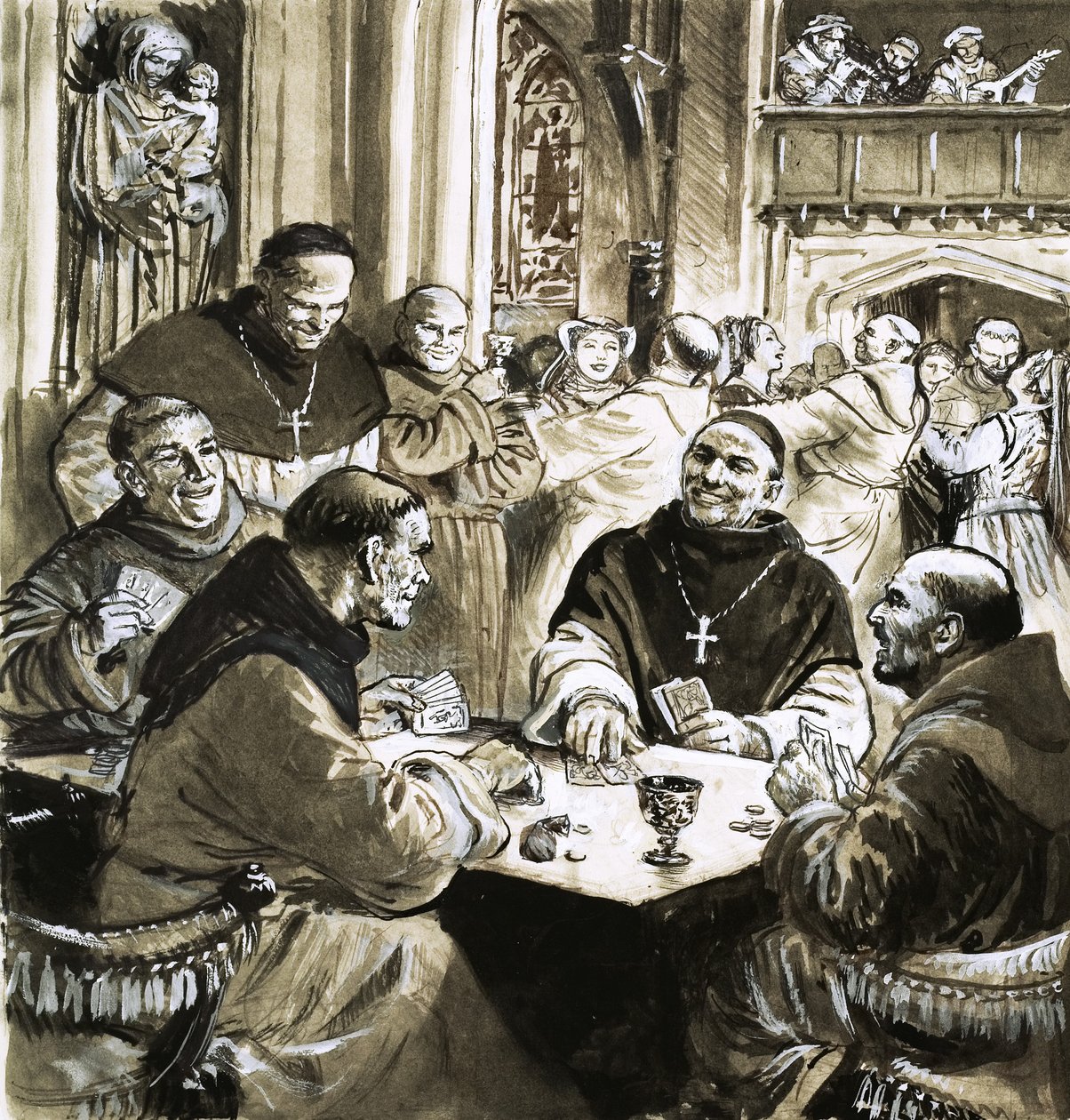 Munkars och nunnors samkväm av C.L. Doughty