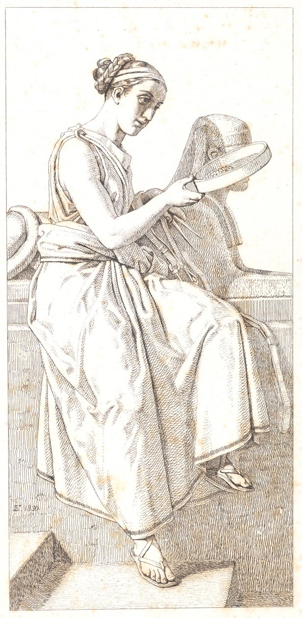 Anledning. Allegorisk figur av Christoffer Wilhelm Eckersberg