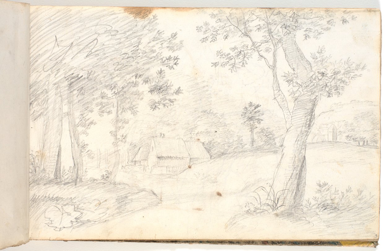 Landskap, efter ett grafiskt förlag? av Christoffer Wilhelm Eckersberg