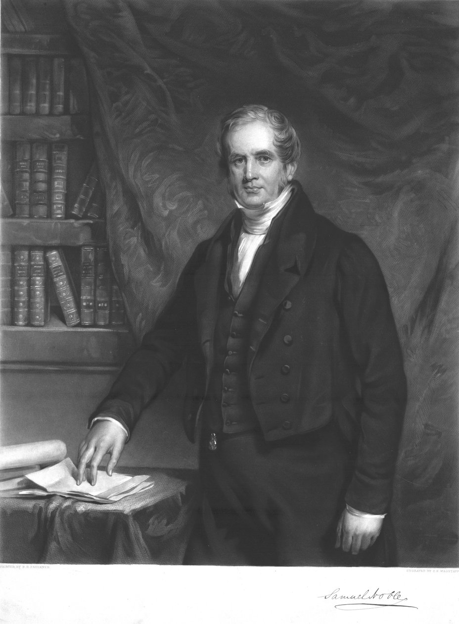 Samuel Noble, 1841 av C. E. Wagstaff