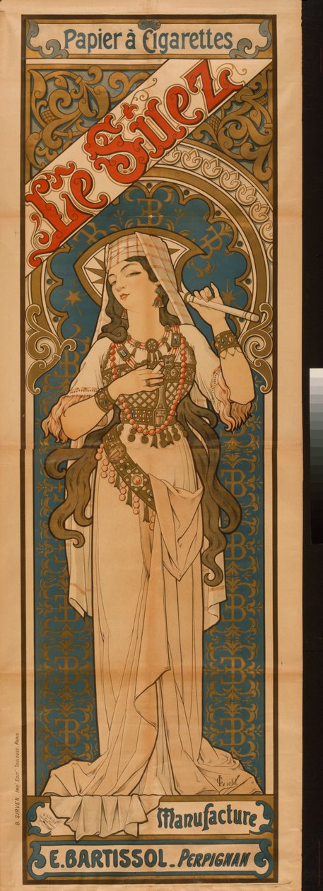 Le Suez, ca. 1900 (litografi) av C. Licht