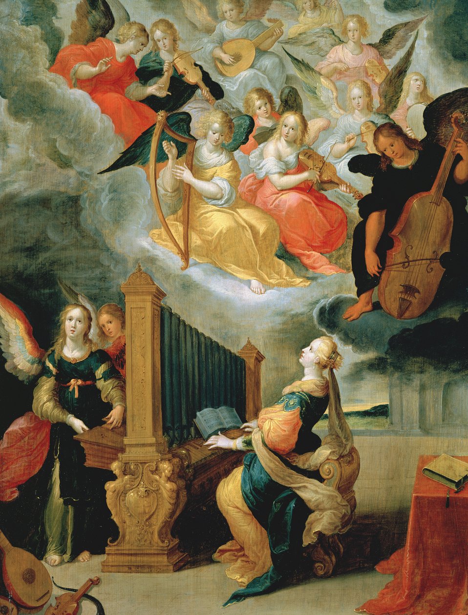 St. Cecilia, 1647 av C. de and Francken Bailleur