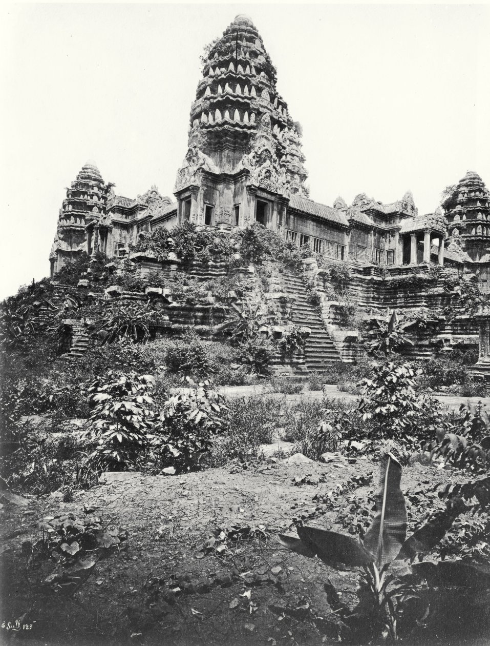 Templet i Angkor Wat, färdigställt omkring 1150 av Cambodian School