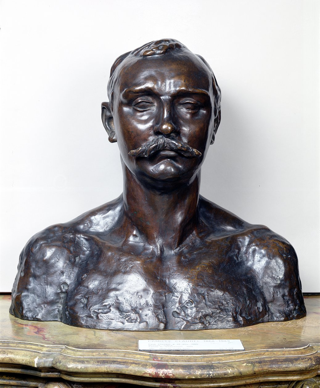 Paul Claudel (1868-1955) trettiosju år, 1905 (brons) av Camille Claudel