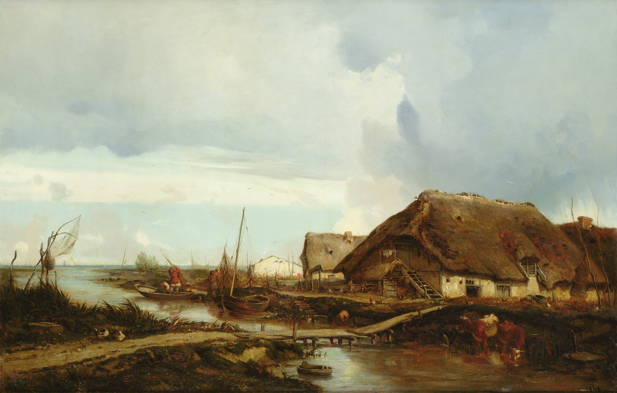Normandies kust, 1848 av Camille Flers