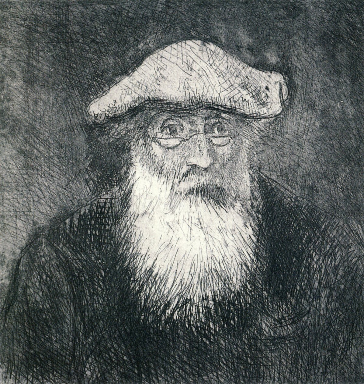 Self-portrait av Camille Jacob Pissarro