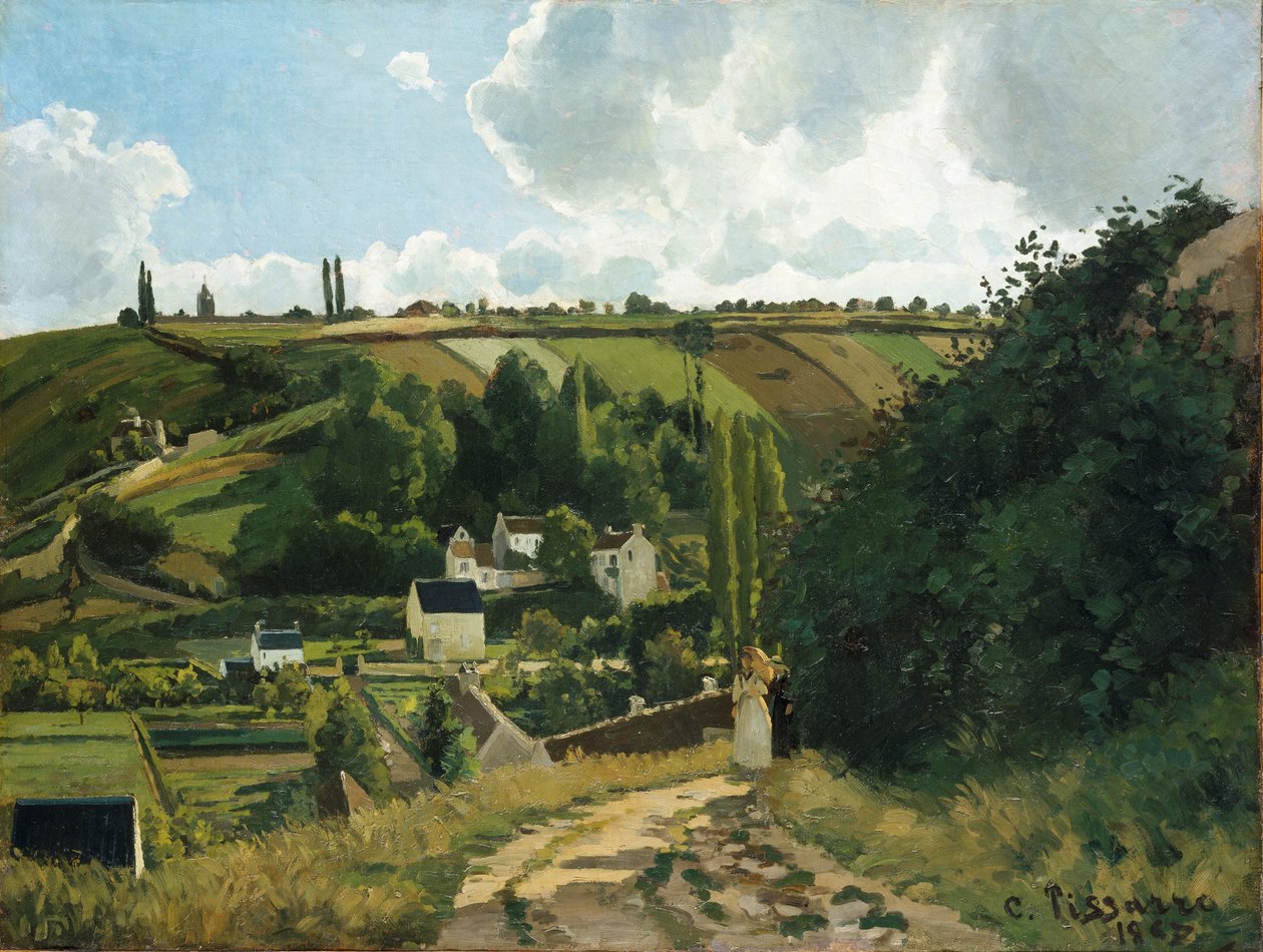 Jalais Hill, Pontoise, 1867. av Camille Pissarro