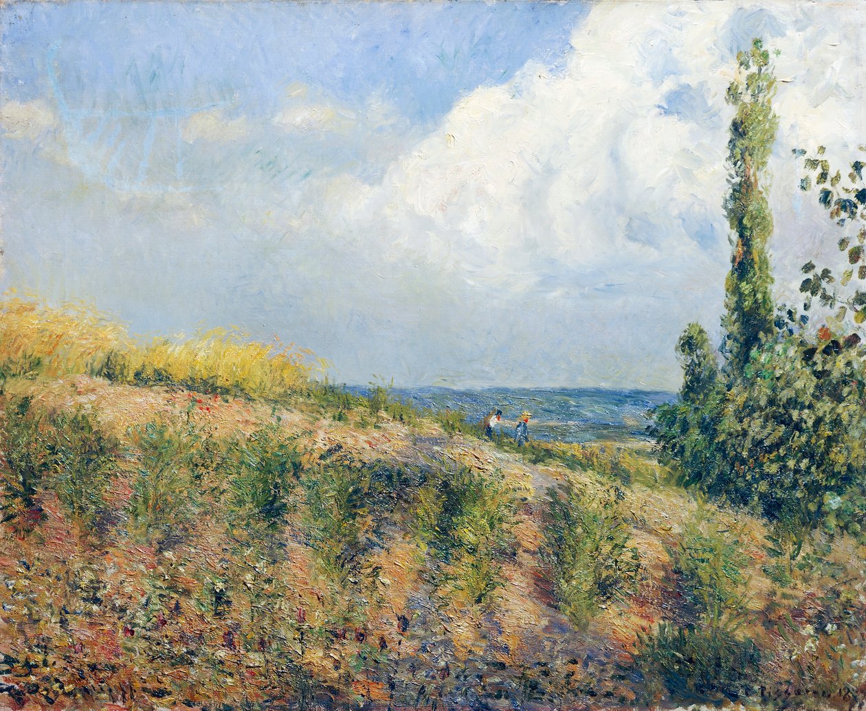 Stormen som närmar sig, av Camille Pissarro av Camille Pissarro