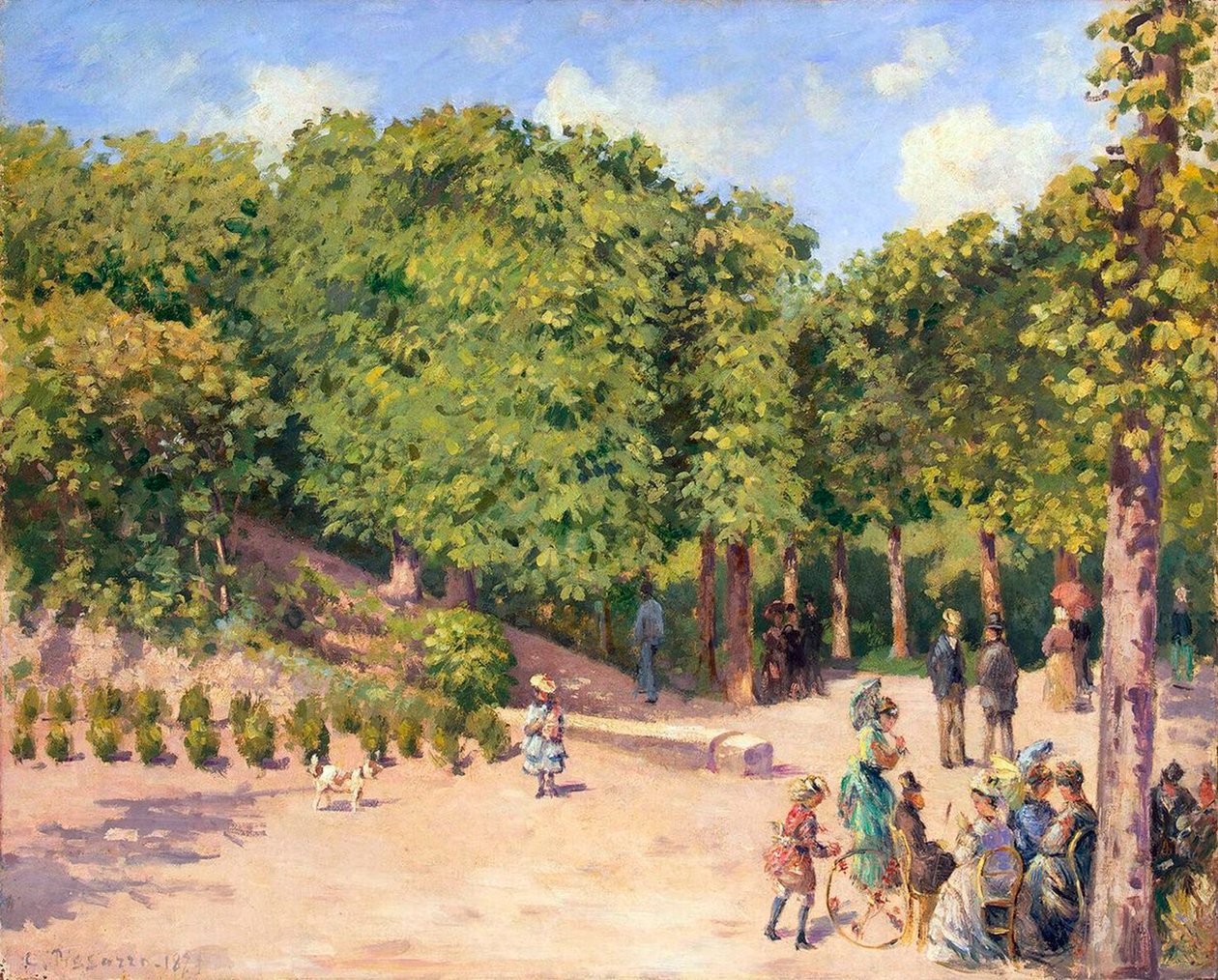 Stadsparken i Pontoise