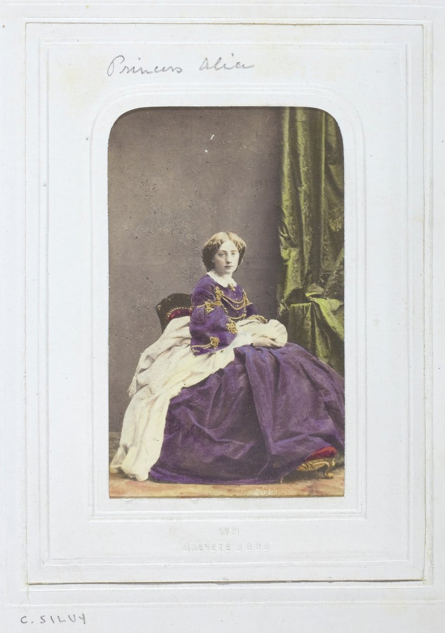 Prinsessan Alice, 1860-69. av Camille Silvy