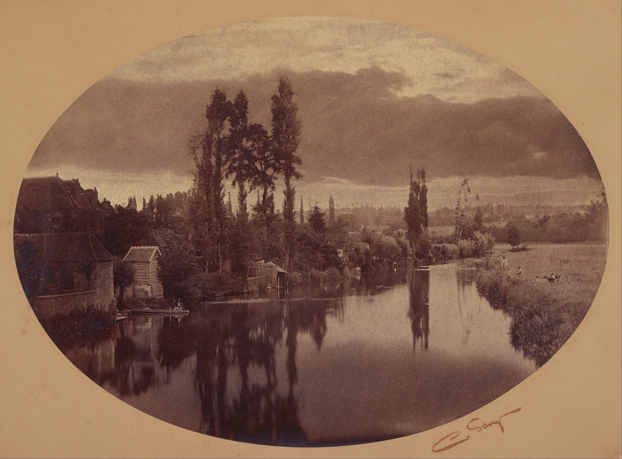 River Scene av Camille Silvy