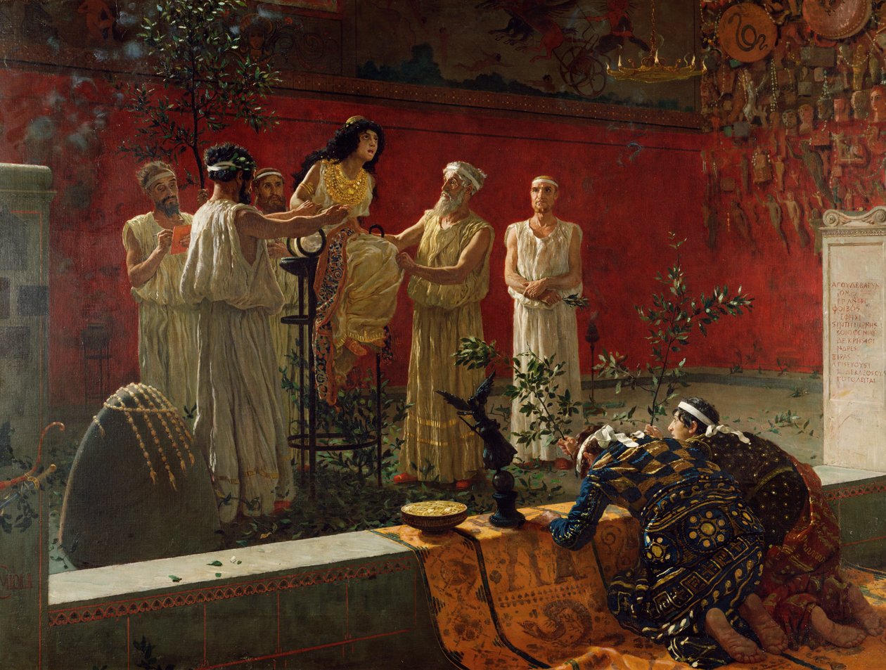 Oraklet, 1880 av Camillo Miola